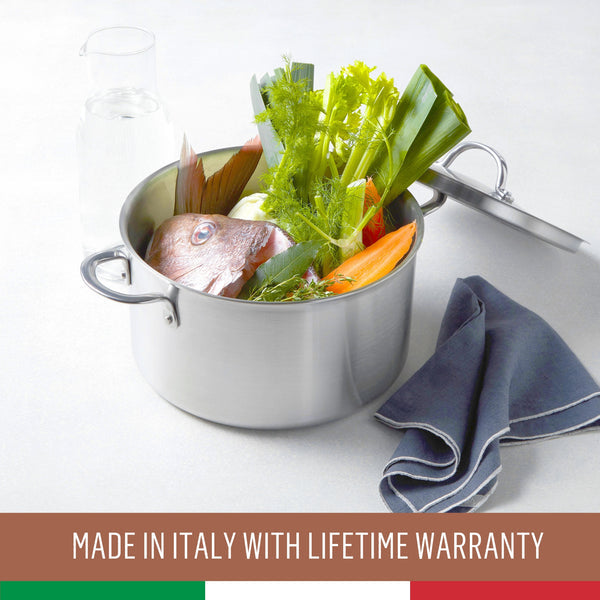 Essteele Per Amore Clad Stainless Steel Induction 26cm/7.6L Covered Stockpot