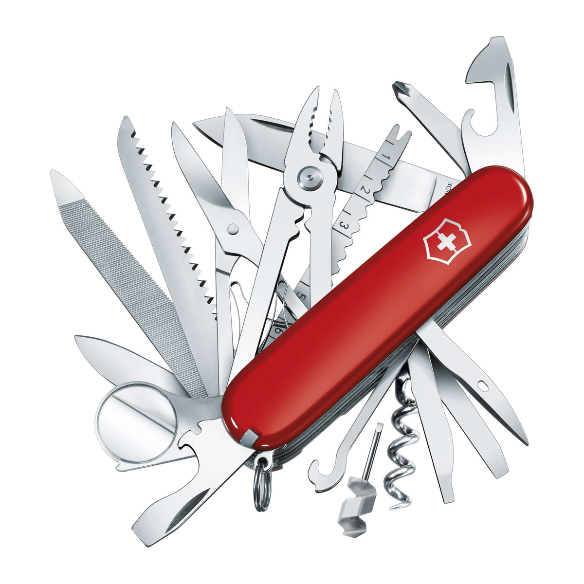 Victorinox Swiss Champ Swiss Army Knife (Classic Red)