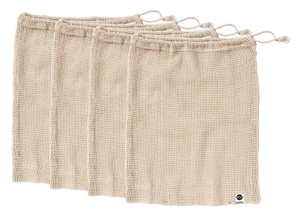 Eco Ladelle Eco Recycled Natural Mesh Produce Bag Set