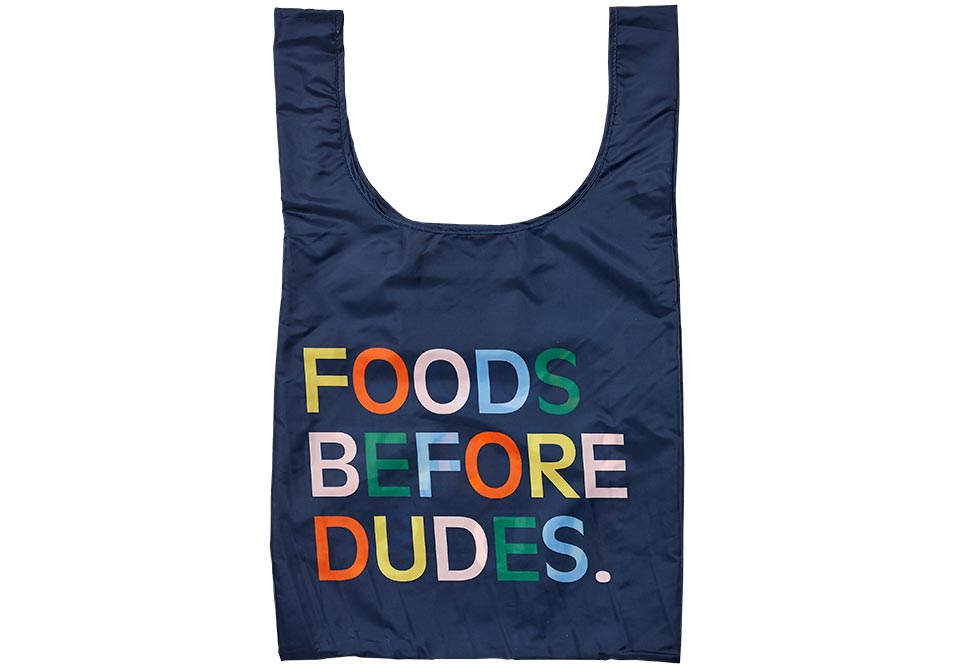 Eco Ladelle Eco Recycled PET Foods Before Dudes Shopping Bag