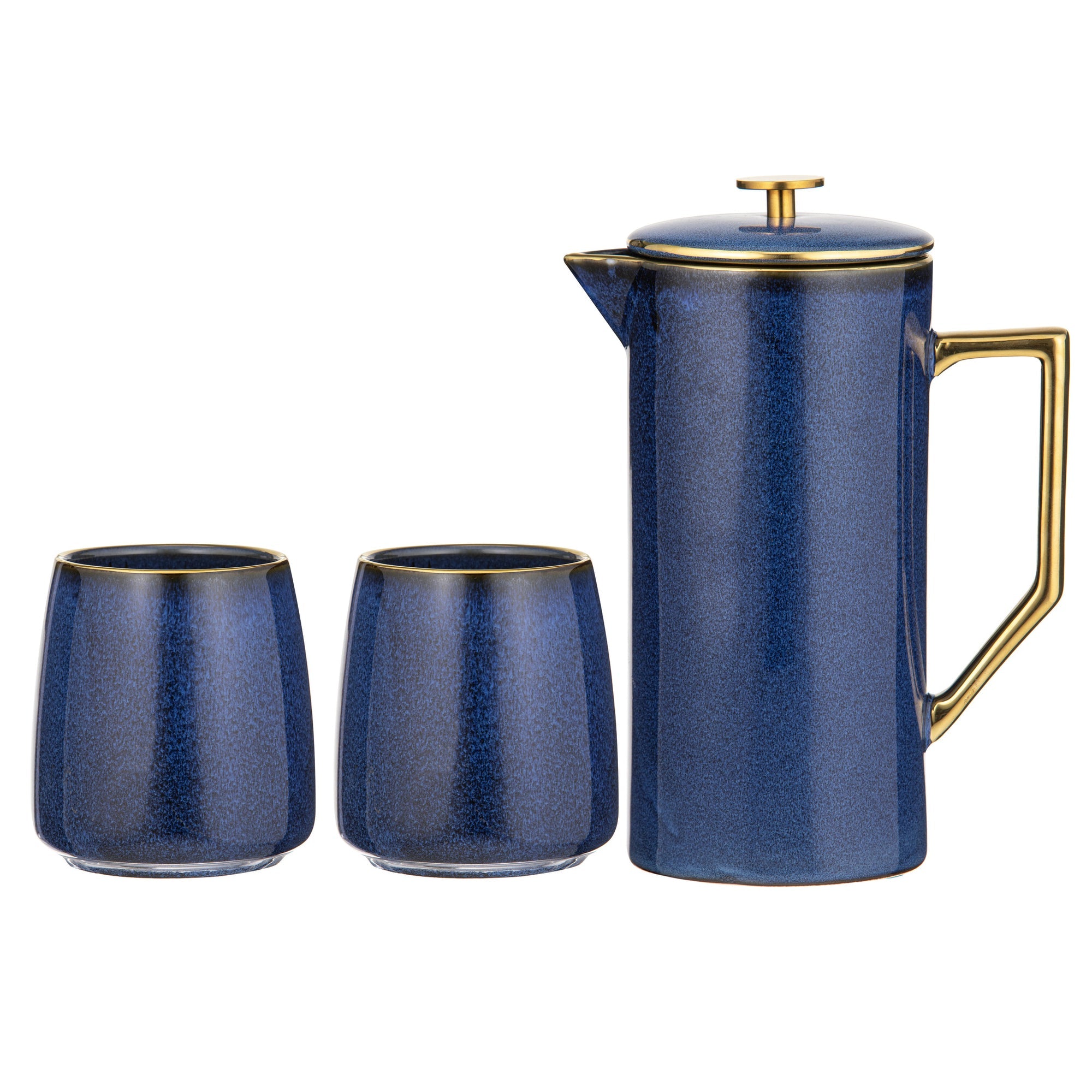 Tempa Rae Midnight Blue 3pc Coffee Set