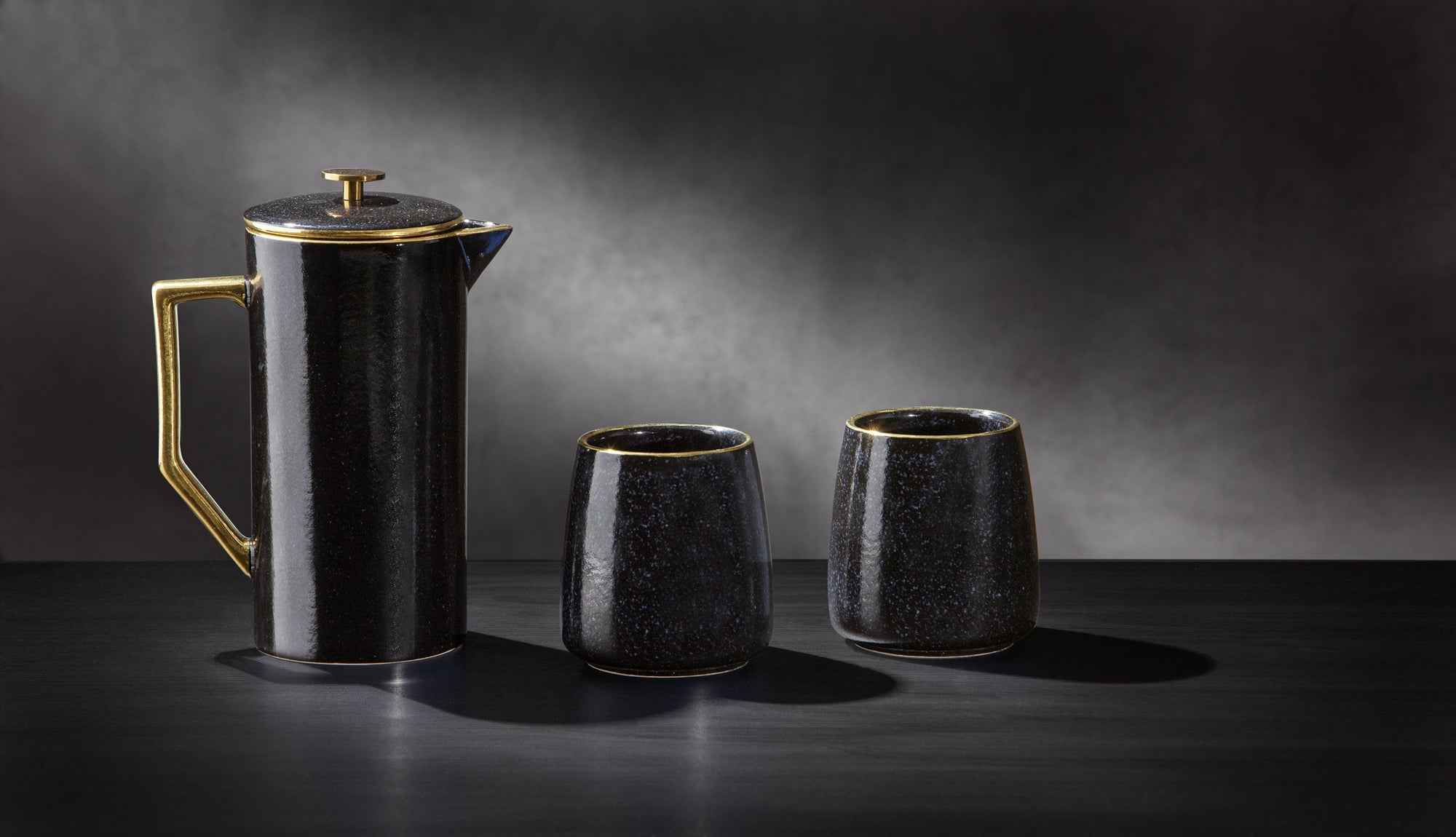 Tempa Rae Charcoal 3pc Coffee Set