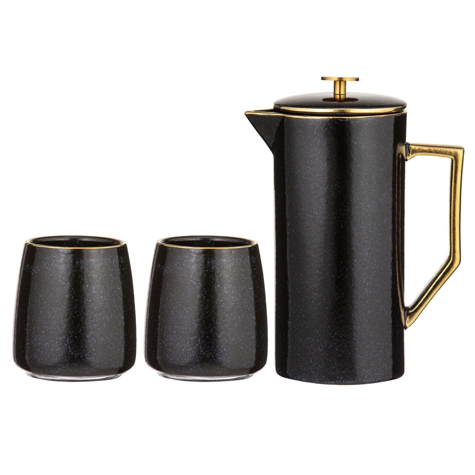 Tempa Rae Charcoal 3pc Coffee Set