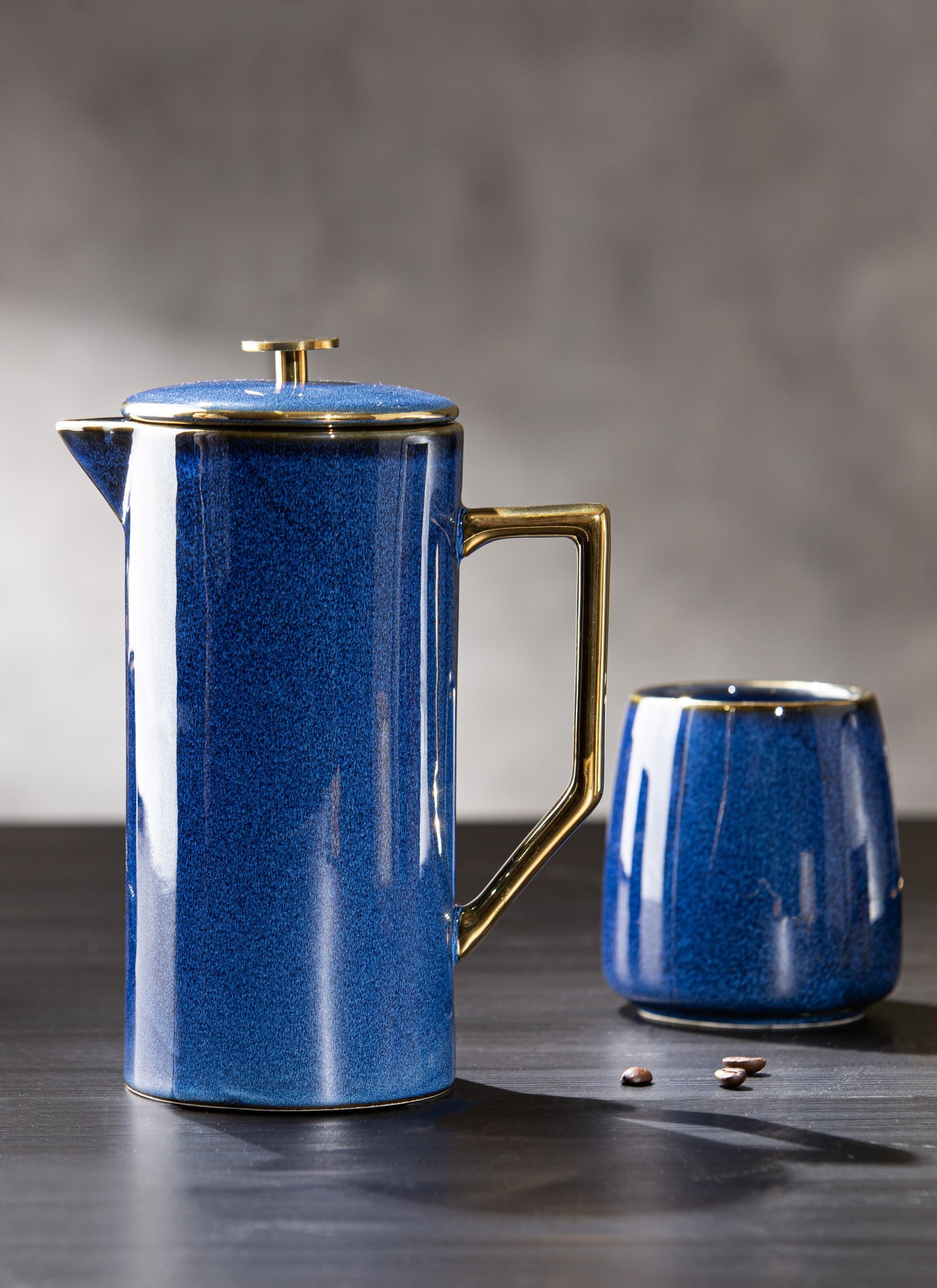 Tempa Rae Midnight Blue 3pc Coffee Set