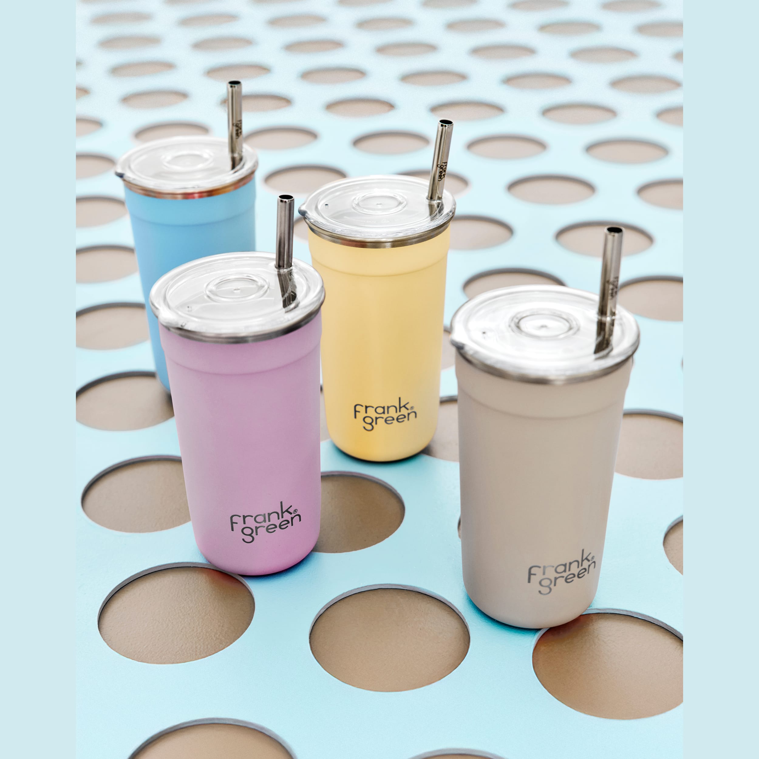 frank green 16oz Assembled Summer Core Reusable Party Cups 4 Pack