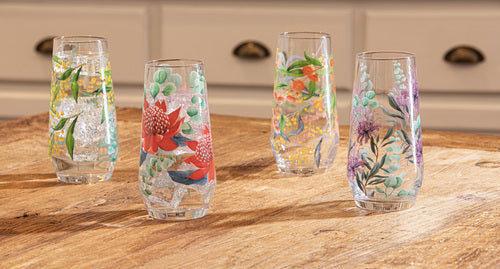 Ashdene Tilly Crystal 4pk Highball Tumbler