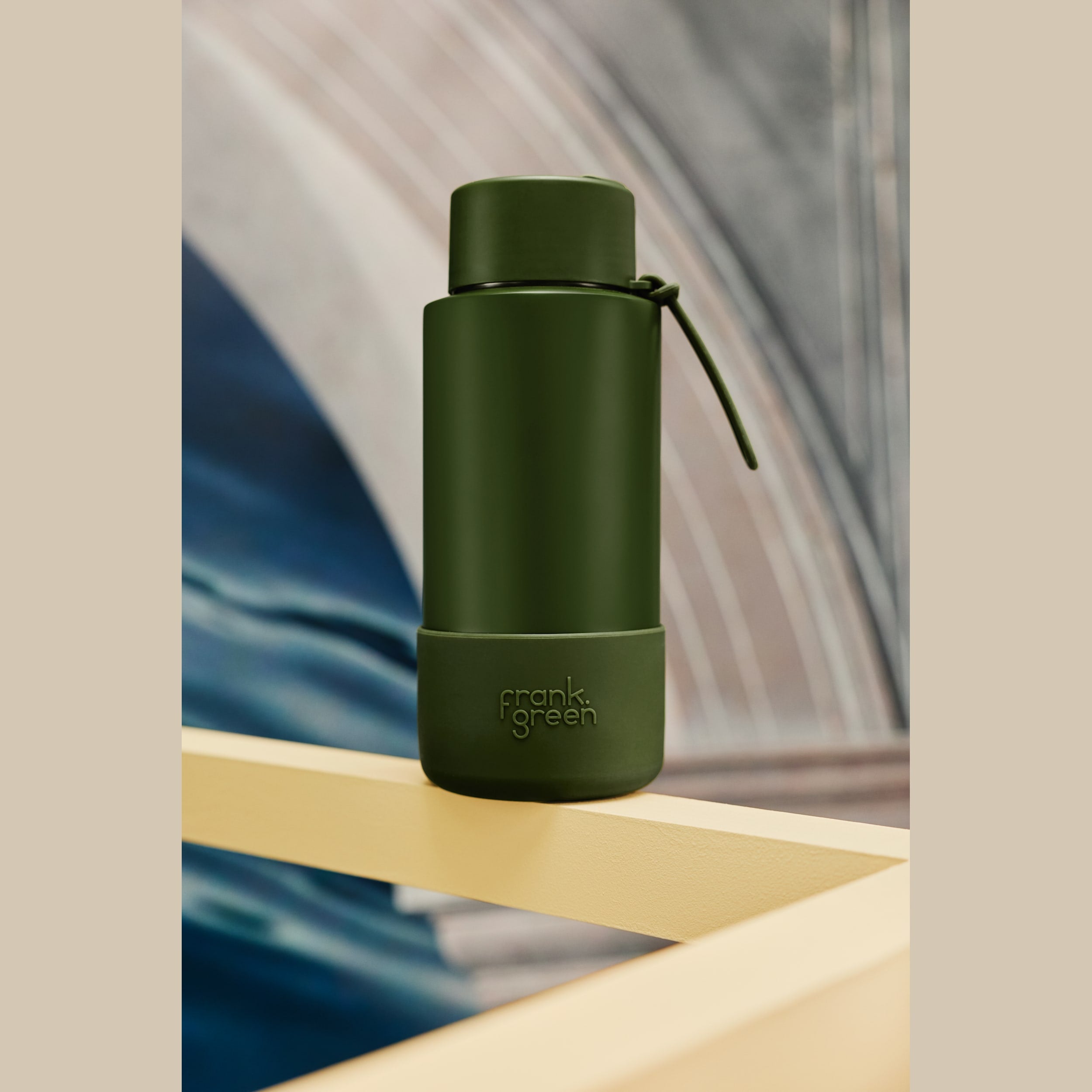 frank green 34oz Bottle Bumper Guard - Khaki