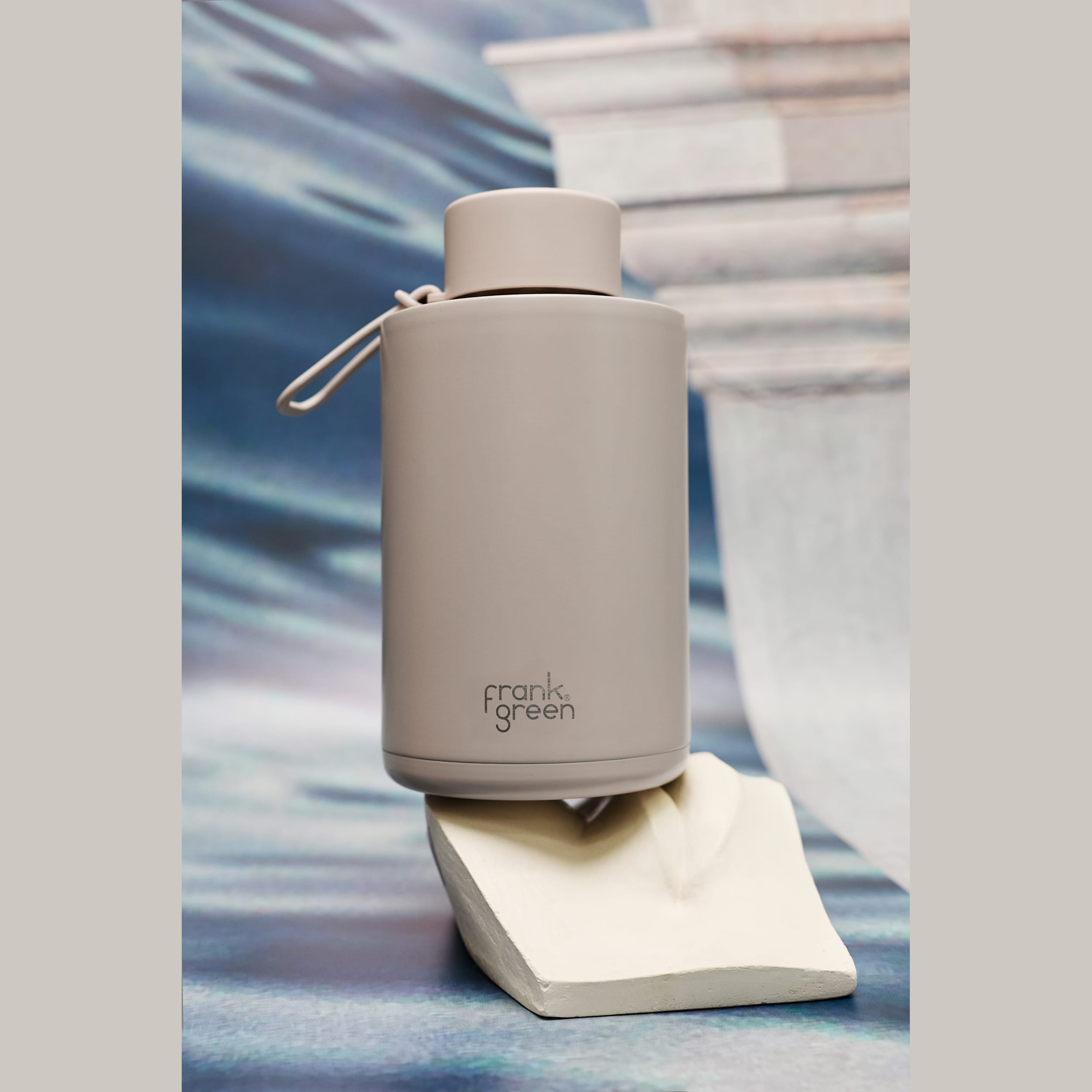 frank green 68oz Reusable Bottle with Flip Straw Lid - Moon Dust