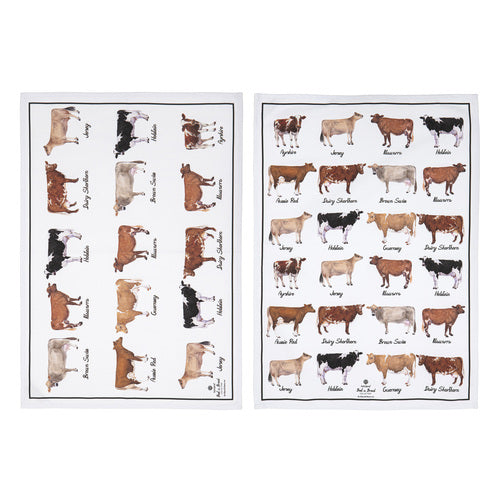 Ashdene Best In Breed Dairy Cow 2pk Kitchen Towel