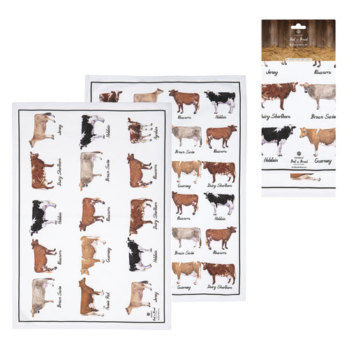 Ashdene Best In Breed Dairy Cow 2pk Kitchen Towel
