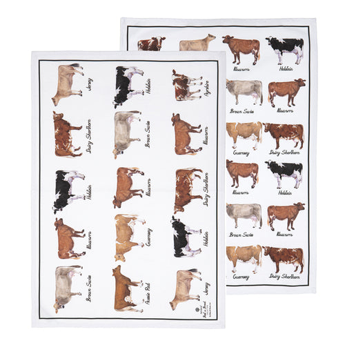 Ashdene Best In Breed Dairy Cow 2pk Kitchen Towel