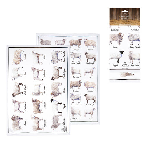 Ashdene Best In Breed Sheep 2pk Kitchen Towel