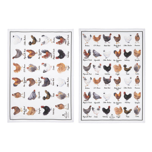 Ashdene Best In Breed Chicken 2pk Kitchen Towel