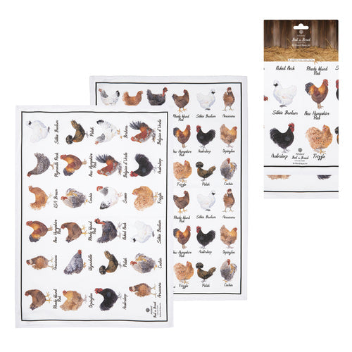 Ashdene Best In Breed Chicken 2pk Kitchen Towel