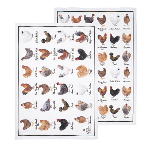 Ashdene Best In Breed Chicken 2pk Kitchen Towel