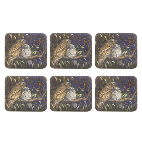 Ashdene Midnight Tawny 6pk Coaster