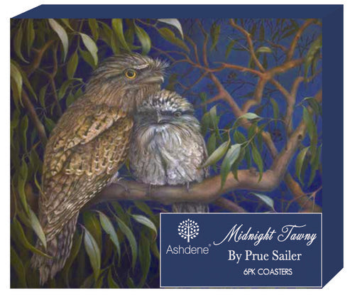 Ashdene Midnight Tawny 6pk Coaster