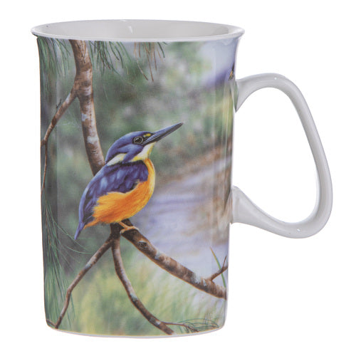Ashdene Aus Small Birds Kingfisher Mug