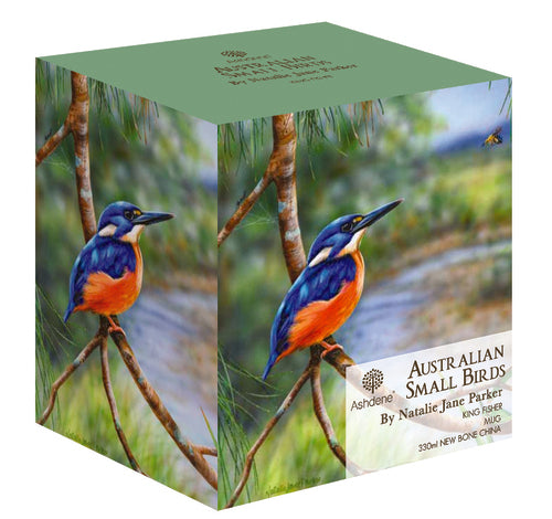 Ashdene Aus Small Birds Kingfisher Mug