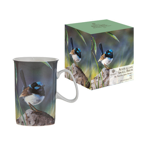Ashdene Aus Small Birds Blue Wren Mug