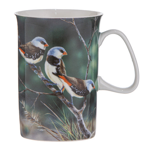 Ashdene Aus Small Birds Diamond Firetail Finch Mug