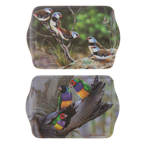 Ashdene Aus Small Birds Finch 2pk Scatter Tray