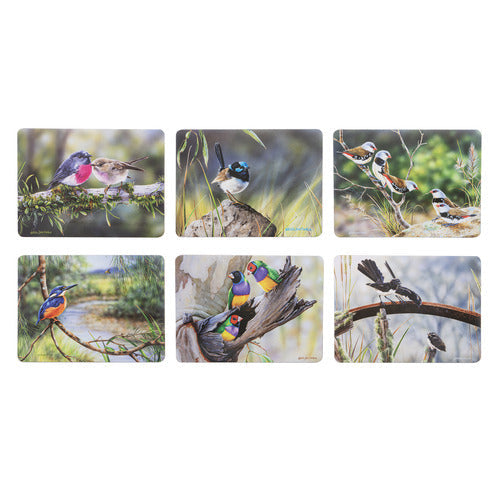 Ashdene Aus Small Birds 6pk Placemat