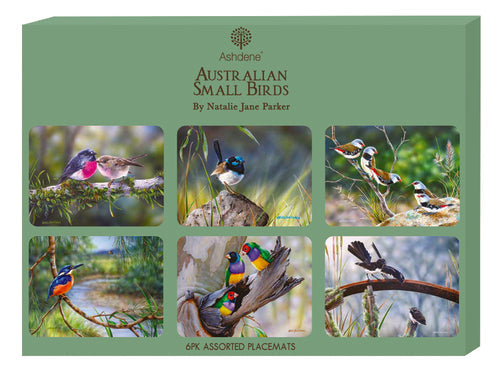 Ashdene Aus Small Birds 6pk Placemat
