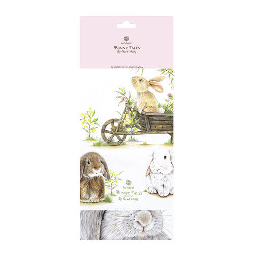 Ashdene Bunny Tales 2pk Kitchen Towel