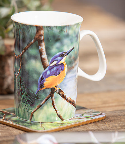 Ashdene Aus Small Birds Kingfisher Mug