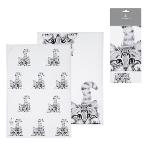 Ashdene Chester The Cat 2pk Kitchen Towel