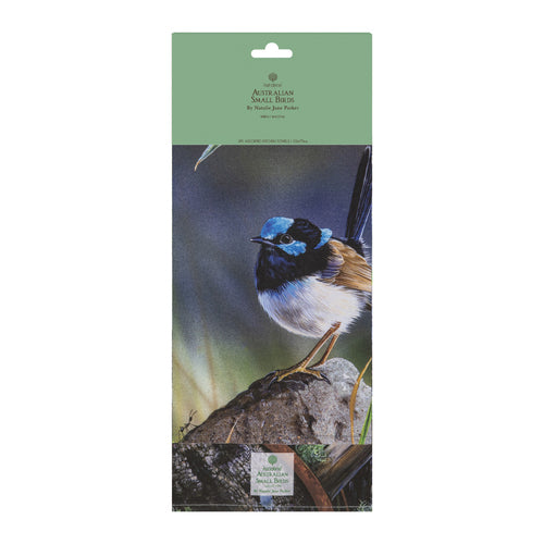 Ashdene Aus Small Birds Wren & Wagtail 2pk Kitchen Towel