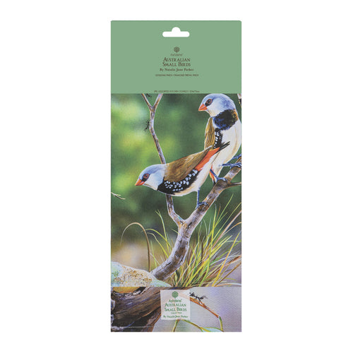 Ashdene Aus Small Birds Finch 2pk Kitchen Towel
