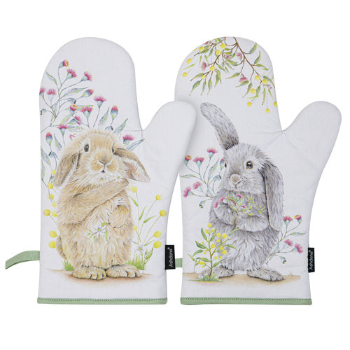Ashdene Bunny Tales 2pk Oven Mitt