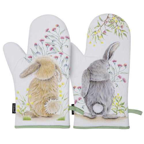 Ashdene Bunny Tales 2pk Oven Mitt