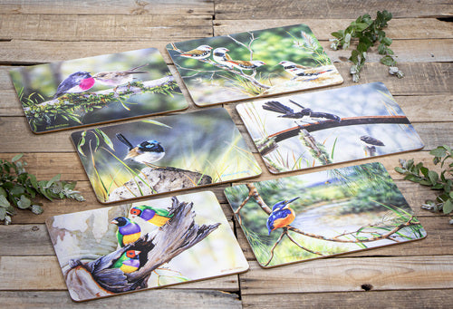 Ashdene Aus Small Birds 6pk Placemat