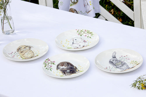 Ashdene Bunny Tales 4pk Side Plate
