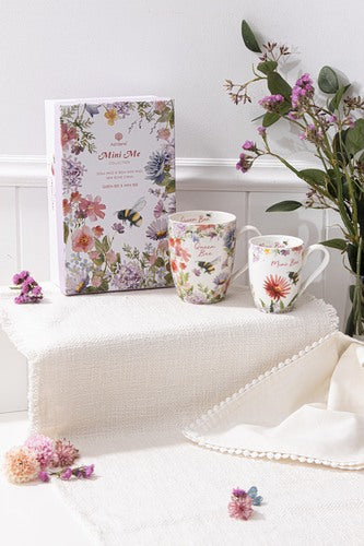 Ashdene Mini Me Queen & Mini Bee 2 Piece Mug Gift Set