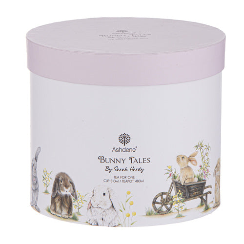 Ashdene Bunny Tales Glass Top Tea For One