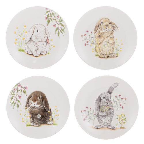 Ashdene Bunny Tales 4pk Side Plate