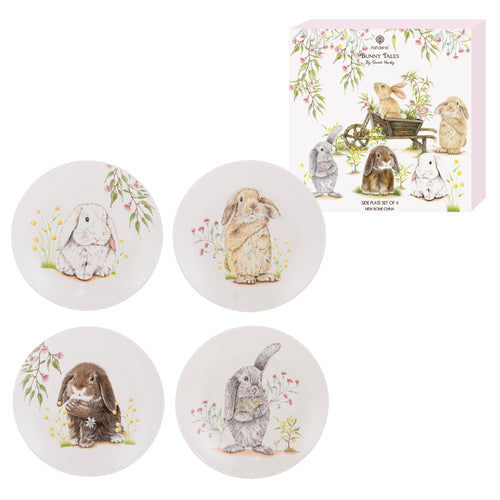 Ashdene Bunny Tales 4pk Side Plate