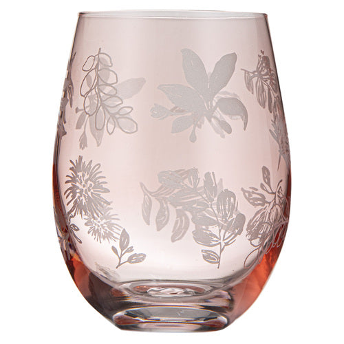 Ladelle Mossman Blush Etched 4pk Tumbler