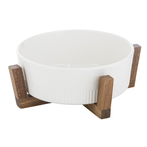 Ladelle Alto Oven To Table 23cm Round Rib Bowl With Trivet