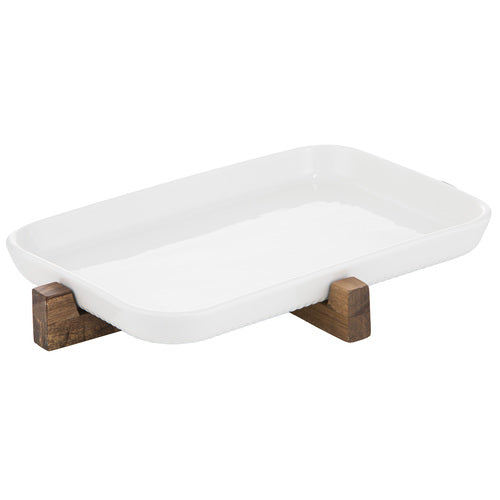 Ladelle Alto Oven To Table 32cm Flat Rib Dish With Trivet
