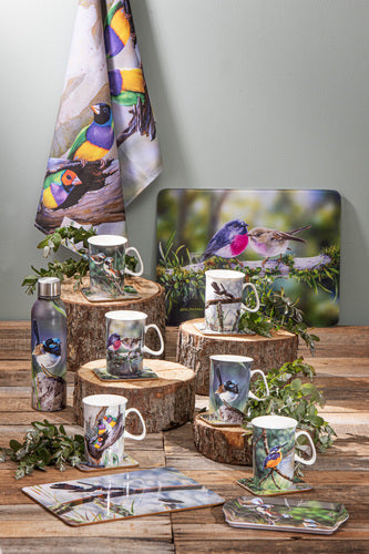 Ashdene Aus Small Birds Wren & Wagtail 2pk Scatter Tray