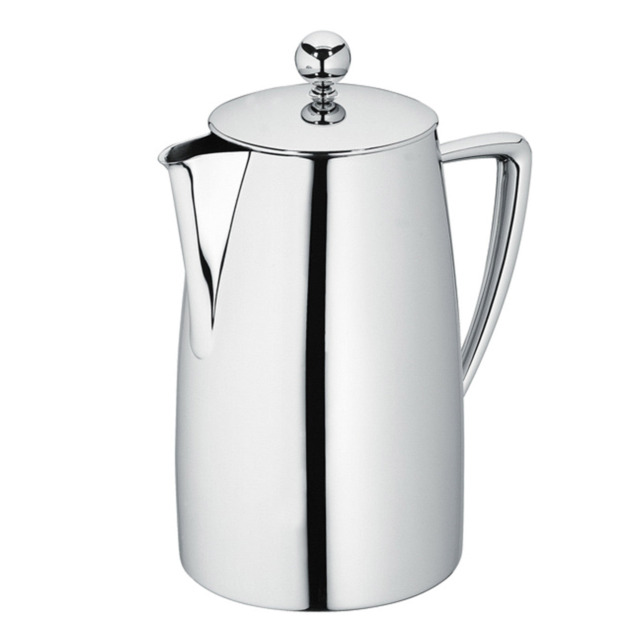 Avanti  Art Deco Double Wall Coffee Plunger  - 800ml / 6 Cup - Stainless Steel