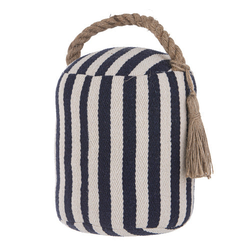 Ladelle Mossman Navy Stripe Door Stop