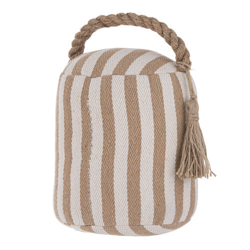 Ladelle Mossman Latte Stripe Door Stop