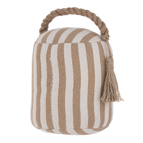 Ladelle Mossman Latte Stripe Door Stop