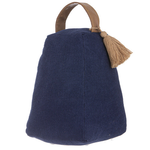 Ladelle Mossman Navy Corduroy Door Stop